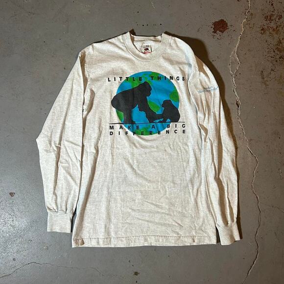 90s long sleeve grey no - Picture 1 of 5